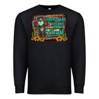 Black Christmas begins with christ cross Premium Sweatshirt - Jasminsmagicworld