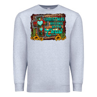 Christmas Begins With Christ Cross Premium Sweatshirt | Teevron
