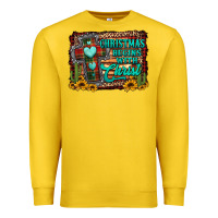 Lemon Christmas begins with christ cross Premium Sweatshirt - Jasminsmagicworld
