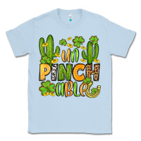 Dusty Blue un pinch able  st. patrick's day Classic Tee - OliviaCreatesArt