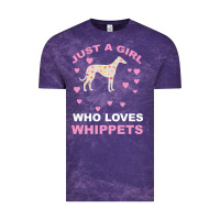 Cloud Purple Just A Girl Who Loves Whippets Vintage Tee - Bettercallsaul