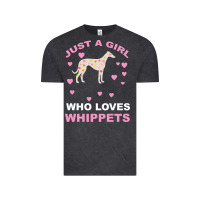 Vintage Black Just A Girl Who Loves Whippets Vintage Tee - Bettercallsaul