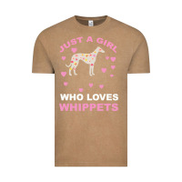 Vintage Coffee Just A Girl Who Loves Whippets Vintage Tee - Bettercallsaul