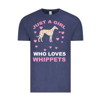 Vintage Denim Just A Girl Who Loves Whippets Vintage Tee - Bettercallsaul