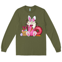Army Green Easter day coffee Long Sleeve Tee - CowhideDigitalArt