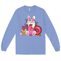 Colony Blue Easter day coffee Long Sleeve Tee - CowhideDigitalArt