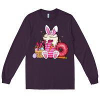 Plum Easter day coffee Long Sleeve Tee - CowhideDigitalArt