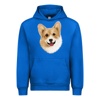 Cobalt Corgi Urban Hoodie - Jasminsmagicworld