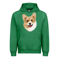 Emerald Corgi Urban Hoodie - Jasminsmagicworld