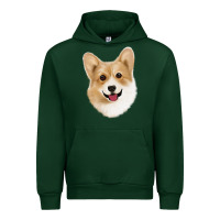 Foreset Green Corgi Urban Hoodie - Jasminsmagicworld