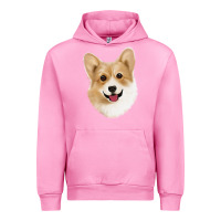 Fuchsia Pink Corgi Urban Hoodie - Jasminsmagicworld