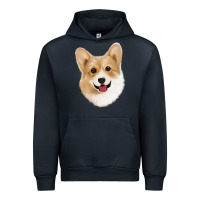 Navy Corgi Urban Hoodie - Jasminsmagicworld