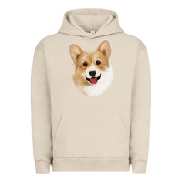 Pigment French Oak Corgi Urban Hoodie - Jasminsmagicworld