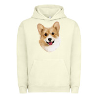 Pigment Pistachio Corgi Urban Hoodie - Jasminsmagicworld