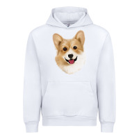 White Corgi Urban Hoodie - Jasminsmagicworld