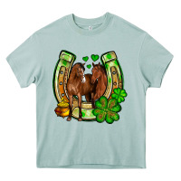Arona St. Patrick's Day horse horseshoe Heavy Core Tee - OliviaCreatesArt