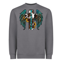 Storm western wings cross blessed Heavyweight Sweatshirt - RanaPortraitStore