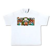 White Mom Cowboy Gnome Urban Heavy Tee - CowhideDigitalArt