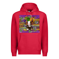 Cardinal mardi gras cow Premium Hoodie - Artiststas