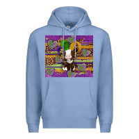 Colony Blue mardi gras cow Premium Hoodie - Artiststas