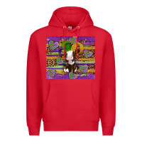 Red mardi gras cow Premium Hoodie - Artiststas
