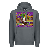 Rock mardi gras cow Premium Hoodie - Artiststas