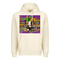 Sandshell mardi gras cow Premium Hoodie - Artiststas