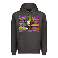 Smoke mardi gras cow Premium Hoodie - Artiststas