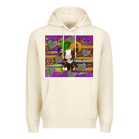 Tofu mardi gras cow Premium Hoodie - Artiststas