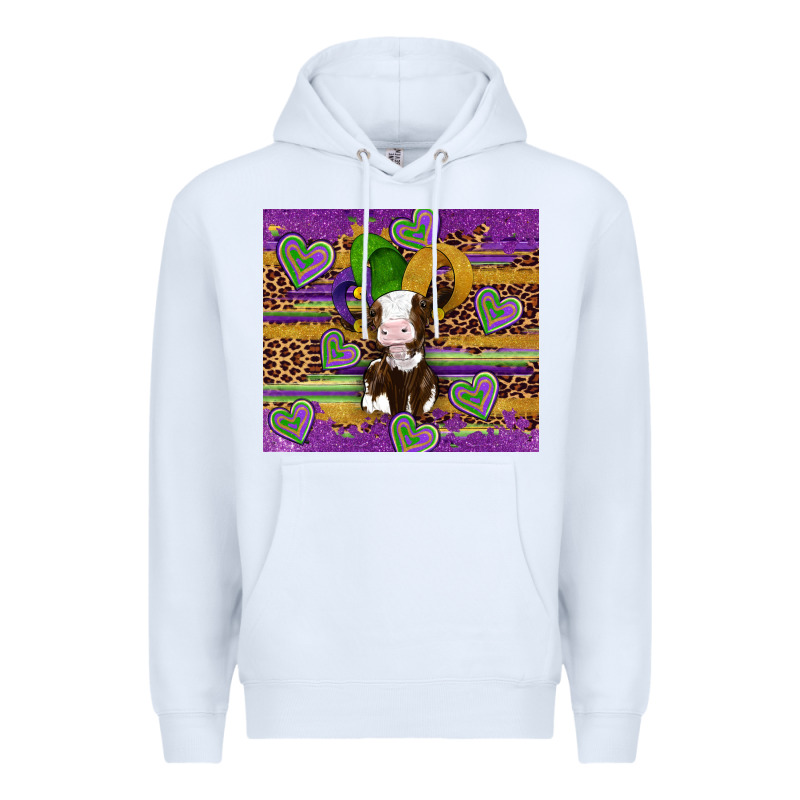 Mardi Gras Cow Premium Hoodie by Artiststas | Teevron