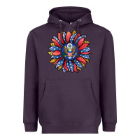 Plum american sunflower Heavyweight Hoodie - Jasminsmagicworld