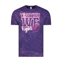 Cloud Purple Together WE Fight Vintage Tee - CowhideDigitalArt