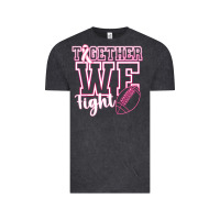 Vintage Black Together WE Fight Vintage Tee - CowhideDigitalArt