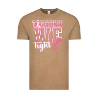 Vintage Coffee Together WE Fight Vintage Tee - CowhideDigitalArt