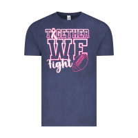Vintage Denim Together WE Fight Vintage Tee - CowhideDigitalArt