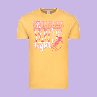 Together We Fight Vintage Tee Designed By Cowhidedigitalart