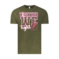 Vintage Olive Together WE Fight Vintage Tee - CowhideDigitalArt
