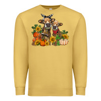 Antique Gold Fall heifer cows Premium Sweatshirt - RanaPortraitStore