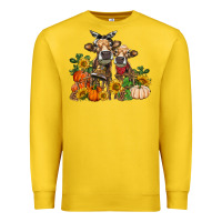 Lemon Fall heifer cows Premium Sweatshirt - RanaPortraitStore