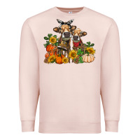 Pale Pink Fall heifer cows Premium Sweatshirt - RanaPortraitStore