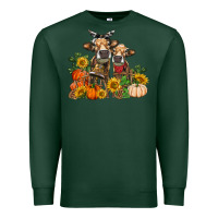 Sports Green Fall heifer cows Premium Sweatshirt - RanaPortraitStore