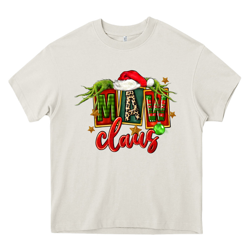 Christmas Maw Claus Heavy Core Tee by FaDigitalArtStudio | Teevron