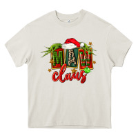 Cream christmas maw claus Heavy Core Tee - FaDigitalArtStudio