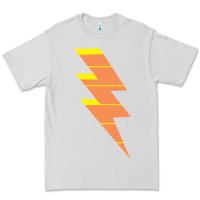 Dove Grey LIGHTNING BOLT Premium Tee - baoMotion