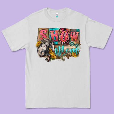 Show Mom Horse Mother's Day Premium Tee Designed By Fadigitalartstudio