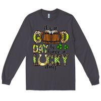 Smoke It's a Good Day To Have a Lucky Day Long Sleeve Tee - CowhideDigitalArt