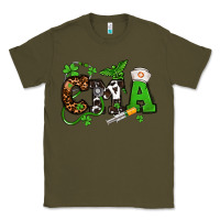 Army Green St. Patrick's Day CMA Classic Tee - OliviaCreatesArt
