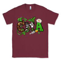 Burgundy St. Patrick's Day CMA Classic Tee - OliviaCreatesArt
