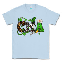 Dusty Blue St. Patrick's Day CMA Classic Tee - OliviaCreatesArt