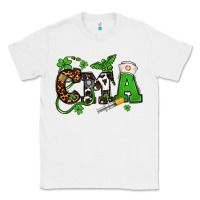 White St. Patrick's Day CMA Classic Tee - OliviaCreatesArt